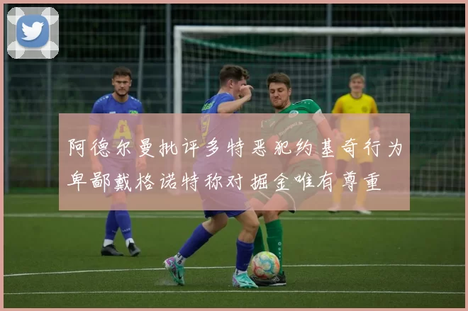 阿德尔曼批评多特恶犯约基奇行为卑鄙戴格诺特称对掘金唯有尊重