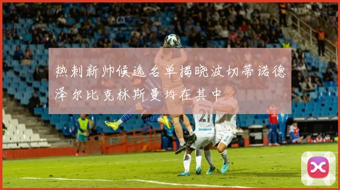 热刺新帅候选名单揭晓波切蒂诺德泽尔比克林斯曼均在其中